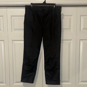 Express Women's Black Straight Ankle High Rise Shimmer Jeans